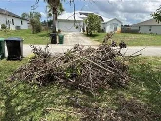 Gainesville junk removal crew staging and hauling items